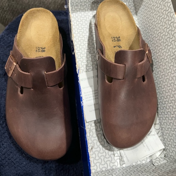 Boston Birkenstocks Habana Oil Leather size 7 BRAND NEW - Picture 2 of 5
